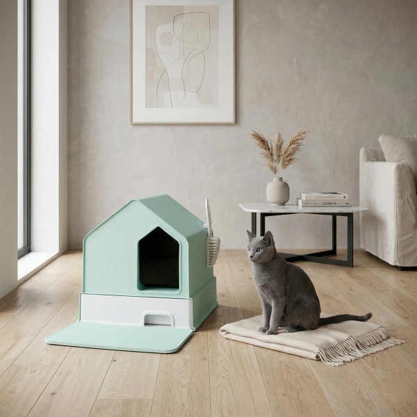 Hiška stranišče za hišne ljubljenčke Carinio HOUSE | Tiffany Blue Hiška stranišče za hišne ljubljenčke Carinio HOUSE | Tiffany Blue