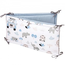 Obroba za posteljico Jukki Blue Safari
