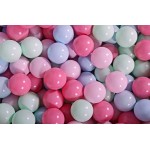 MeowBaby igralni bazen s kroglicami Light Pink: Mint/Baby Blue/Light Pink/Pastel Pink