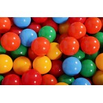 MeowBaby igralni bazen s kroglicami Mint: Yellow/Red/Dark Green/Orange/Blue