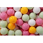 MeowBaby igralni bazen s kroglicami Mint: White/Light Green/Light Pink/Yellow
