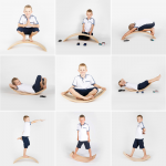 MeowBaby Montessori lesen Balance Board Kids