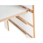 MeowBaby Montessori Kitchen Helper Scandi white