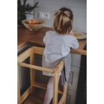 MeowBaby Montessori Kitchen Helper Natural wood
