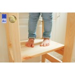 MeowBaby Montessori Kitchen Helper Natural wood