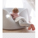 MeowBaby igralni bazen s kroglicami Light Grey: Grey/White