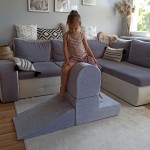 MeowBaby igralni poligon 3-delni Velvet Turquoise