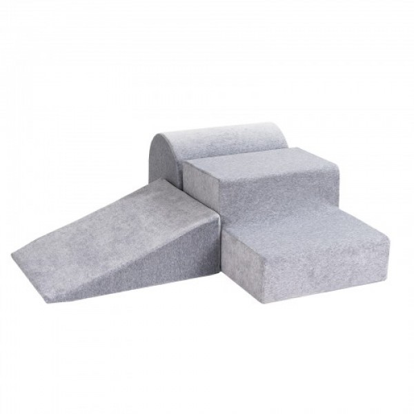 MeowBaby igralni poligon 3-delni Light gray 