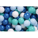 MeowBaby igralni poligon Light gray s 100 kroglicami: biserno modra, baby modra, bela, turkizna MeowBaby igralni poligon Light gray s 100 kroglicami: biserno modra, baby modra, bela, turkizna