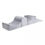 MeowBaby igralni poligon 4-delni Light gray