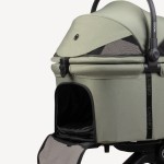 Voziček za hišne ljubljenčke Carinio Zoom | Olive